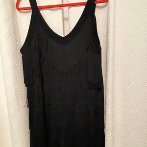 Plus Fringe Dress